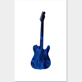 Blue Guitar Posters and Art